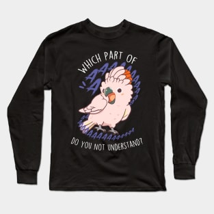 Moluccan Cockatoo Parrot Aaaa Long Sleeve T-Shirt